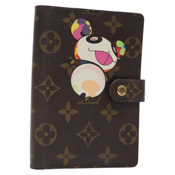 LOUIS VUITTON Monogram Panda Agenda PM Day Planner Cover LV Auth - Picture 1 of 16